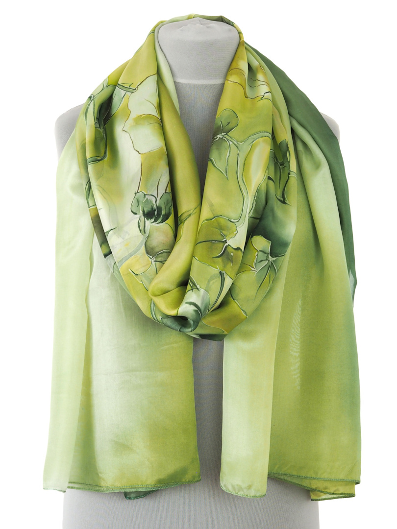 SZM-094 Elegancki szal do sukni wieczorowej habotai 250x90cm